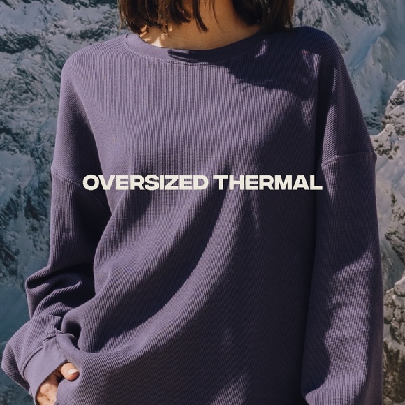 Daily Drills Oversized Thermal Set Navy - Picture 2 of 3